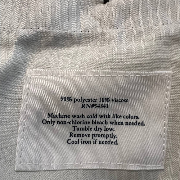 Croft & Barrow Men's Dress Pants Size 40 x 30 in Gray - Picture 5 of 5